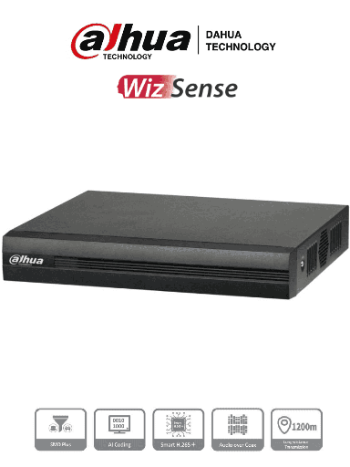 [SEC9814] DVR De 16 Canales Dahua DH-XVR1B16H Para 1 Disco Duro Máx. 6TB 1x USB 2.0 1x RJ-45