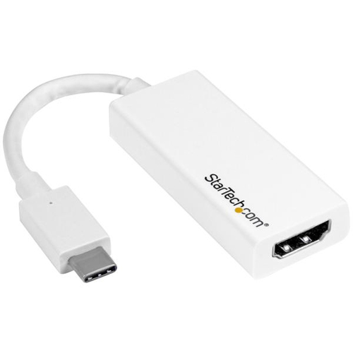 [WIR3993] Adaptador video usb-c a hdmi convertidor usb 3.1 type-c blanc.