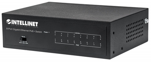 [NET5652] Switch Intellinet Gigabit Ethernet 561204 8 Puertos 10/100/1000Mbps 16 Gbit/s 4096 Entradas No Administrable