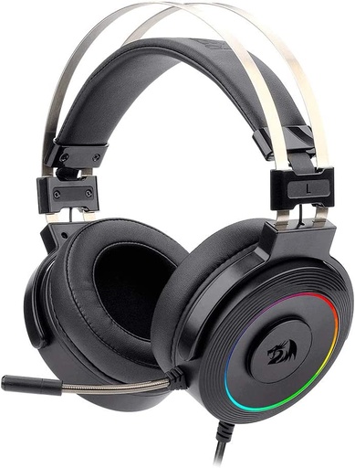 [ACC700514] Audífonos Gamer Redragon Hylas RGB Alámbrico 2 Metros USB-A