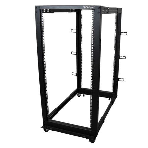 [NET5672] Rack marco abierto profundidad ajustable de 4 columnas 25u  .