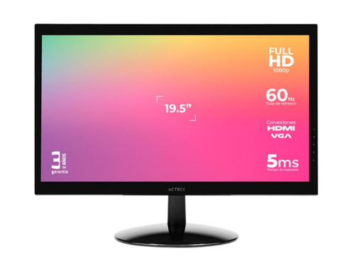 [MNS36692] Monitor Acteck AC-933865 LED 19.5" HD Widescreen 60Hz HDMI