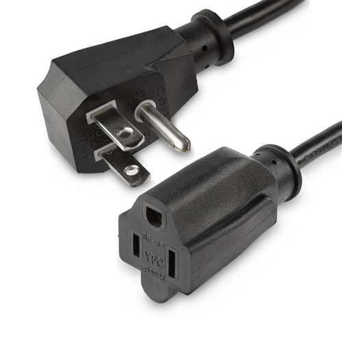 [WIR4055] Cable 0.45m de extension plano nema 5-15p a nema 5-15r