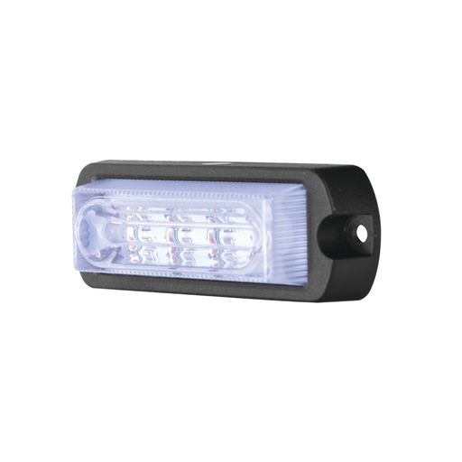 [AUD71352] Luz auxiliar ultra brillante de 8 led's en color rojo/azul con mica transparente