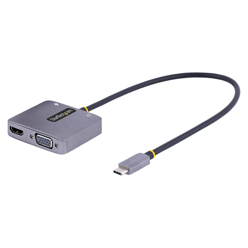 [WIR4081] Adaptador de video usbc a hdmi vga 4k hdr pd 3.0 de 100w