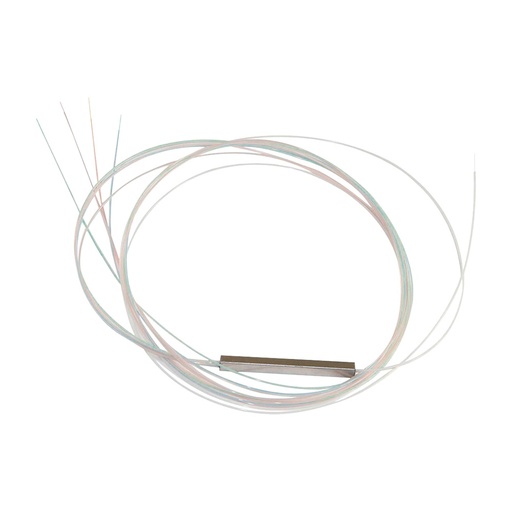 [WIR4084] Splitter (divisor óptico) tipo plc, de 1x4, para fusión (sin conectores)