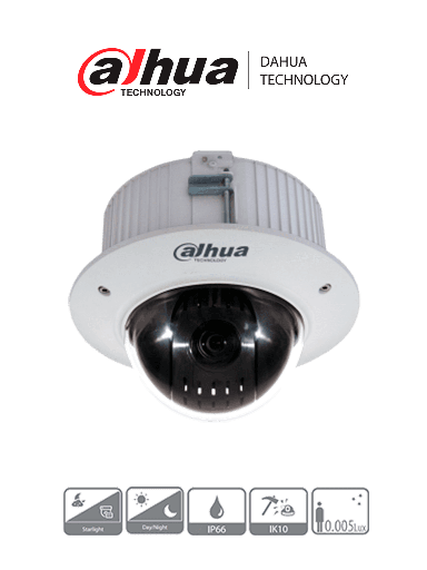 [SEC94148] Dahua sd42c215-hc-la - camara ptz domo de 2 megapixeles/ 1080p/ 15x de zoom optico/ montaje en plafón o techo falso/ wdr real de