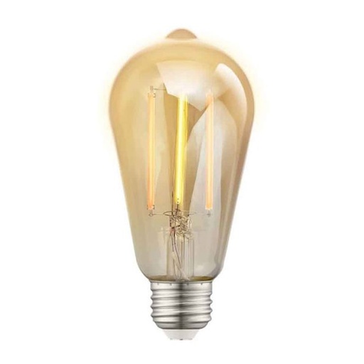 [ACC700632] Foco Led Inteligente Retro Nexxt Solutions NHB-A510 WiFi Luz Ámbar Base E26/E27 8W 800 Lúmenes Transparente Equivale a un Foco Tradicional de 60W