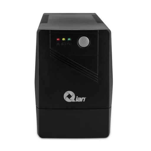 [POW52742] No break Qian QEI-500V-01 Línea interactiva 300W 500VA Entrada 81-145V Salida 110-120V 4 Contactos