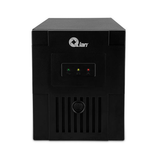 [POW52743] No Break Qian QEI-1000-01 Línea interactiva 600W 1000VA Entrada 81 - 145V Salida 110 - 120V 4 Contactos