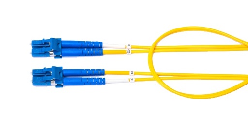 [NET5841] Jumper de fibra optica belden fpsldld003m forro pvc color amarillo flamabilidad ofnr riser tipo de fibra monomodo os2 9/125 micr