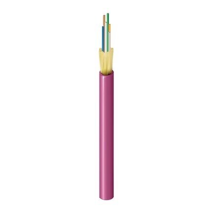 [NET5842] Fibra optica interior multimodo belden fi4d006r9 6hilos om4 erika violeta 1640ft/500 metros
