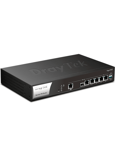 [NET5859] Draytek vigor2962- ruteador multi-wan balanceador de cargas/ ideal para pymes/ hasta 200 túneles vpn/ 1 puerto wan 2.5gb/ 1 puer