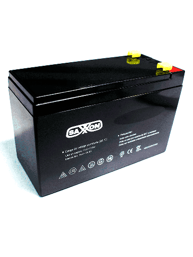 [POW52760] Batería De Respaldo Saxxon CBAT12AH De 12V 12Ah Aplicaciones De CCTV Y Acceso