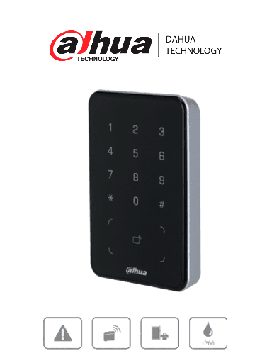 [SEC94477] Dahua dhi-asr2101a-me  - lectora con tecnologia dual con teclado para panel de control de acceso/ soporta tarjetas id y mifare/ 