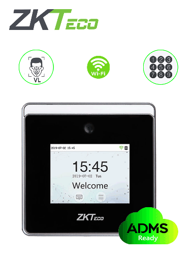 [SEC94485] Zkteco horustl1pro - control de acceso y asistencia facial visible light / 800 rostros / 100,000 eventos / tcpip/ wifi / compati