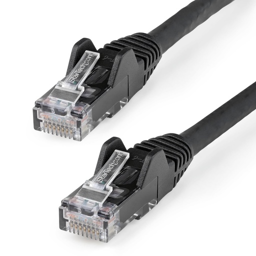 [NET5896] Cable Patch Cat6 UTP sin Enganches StarTech RJ-45 Macho - RJ-45 Macho 15 Metros Negro