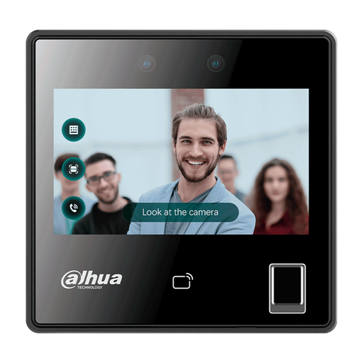 [SEC94491] Dahua Control de Acceso y Asistencia, Reconocimiento Facial, LCD, Pantalla Touch 4.3 Pulgadas, 3,000 Rostros, 5,000 Huellas, 3,000 Tarjetas, WiFi