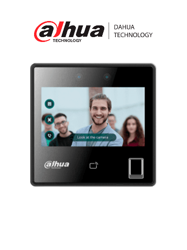 [SEC94491] Dahua dhi-asi3214a-w - control de acceso con reconocimiento facial/ pantalla touch de 4.3 pulgadas/ 3,000 rostros/ rango de reco