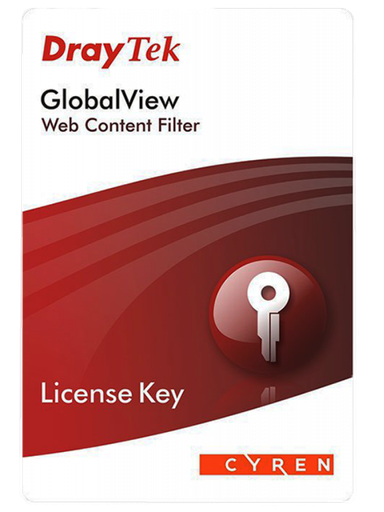 [NET5900] Draytek acard- licencia de filtrado de contenido web compatible con vigor 2830/ 2850/ 2860/ 2862/ 2920/ 2925/ 2926/ 2927 12 mese