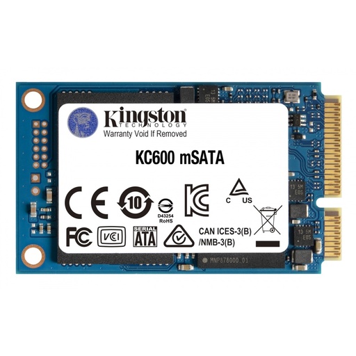 [SNR86088] Unidad De Estado Solido SSD Kingston KC600 256GB SATA III mSATA 