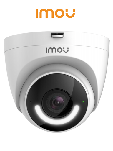 [SEC94495] Imou turret (ipc-t26en-0280b-imou) - camara ip domo wifi de 2 megapixeles/ disuasión activa/ sirena integrada/  led de alta pote