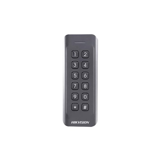 [SEC94770] Lector de tarjetas prox em y contraseñas / exterior ip65 / wiegand / compatible con cualquier panel / perfil delgado y estetico 