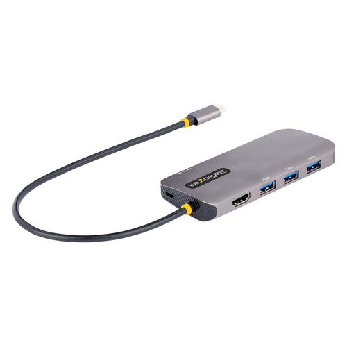 [WIR4234] Adaptador multipuertos usb c hdmi 4k hub usb pd 100w dock