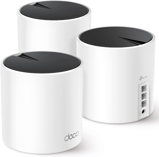 [ACC700826] Router TP-Link Con Sistema De Red Wi-Fi En Malla AX3000 Deco X55 2402 Mbit/s 2.4/5GHz 4 Antenas Internas 3x RJ-45 3 Piezas