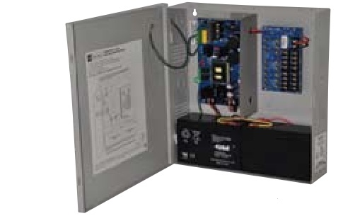 [SEC94803] Fuente de poder altronix dual de 12 vcd o 24 vcd @ 6 amper, para 8 cámaras, voltaje de entrada de 115 vca, con capacidad de bate
