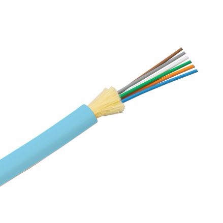 [WIR4254] Cable de fibra óptica de 6 hilos, multimodo om4 50/125 optimizada, interior, tight buffer 900um, no conductiva (dieléctrica), of
