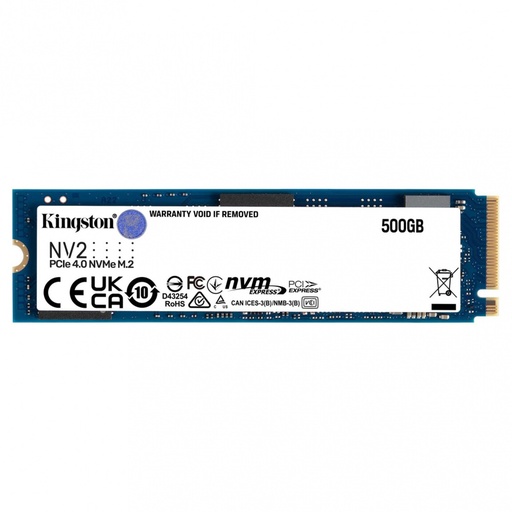 [SNR86239] Unidad SSD Kingston NV2 NVMe 500GB PCI Express 4.0 M.2