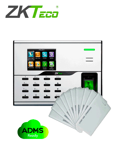 [SEC94946] Zkteco ua860idcardpak - control de acceso y asistencia simple con 10 tarjetas de proximidad id de125khz 1.88 mm