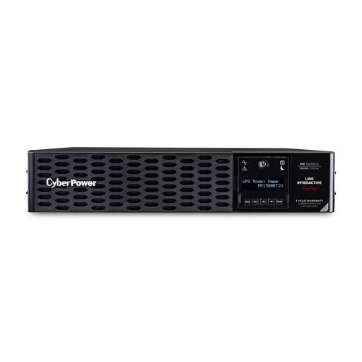 [POW52930] Ups cyberpower pr1500rt2u 1500va/1500w, 120vca, onda senoidal pura, linea interactiva  torre/rack 2u, contactos  8xnema 5-15r, u