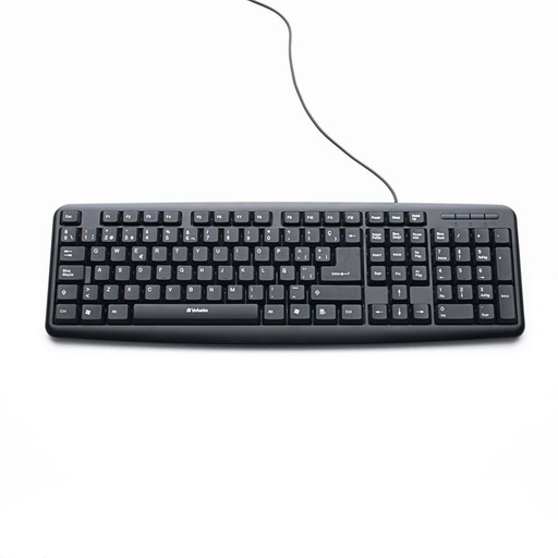 [ACC701082] Teclado verbatim alámbrico usb color negro
