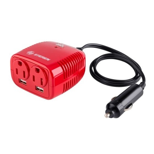 [ACC701163] Inversor de corriente steren automotriz 12vcc a 110vca 150w