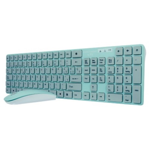 [ACC701318] Kit Teclado Membrana Y Mouse PERFECT CHOICE PC-201243 Inalámbrico 1600 DPI