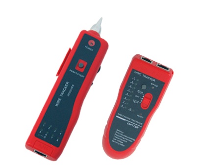 [HMT22] Tester probador de cable rj45/rj11 con accesorios: tester-audifonos -cables probadores -baterias x 2 -estuche