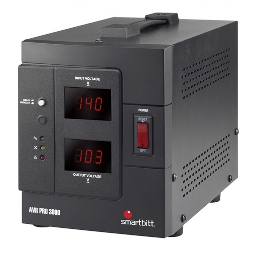 [POW53072] Regulador Smartbitt SBAVRC3000PRO 2000W 3000VA Entrada 90-145V Salida 120V 4 Contactos