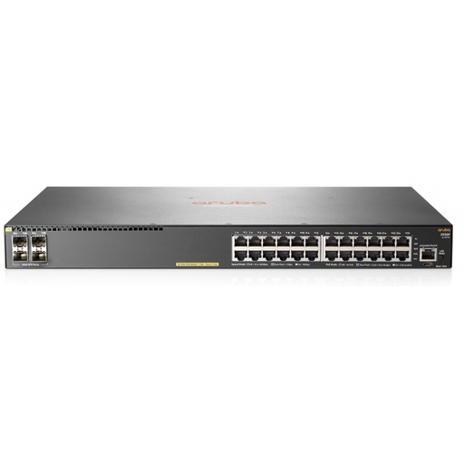 [NET6373] Switch hp aruba 2930f 24g poe 4sfp, 24 puertos rj45 10 100 1000 poe 370w y 4 sfp 1g administrable capa 3 rip, ospf, acls, qos