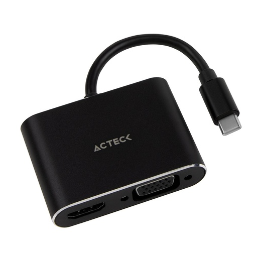 [ACC701764] Adaptador Acteck AC-934657 Shift Plus Av420 De Usb-c - HDMI VGA